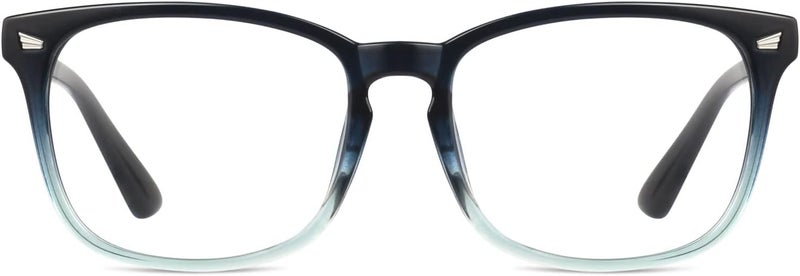 GQUEEN Fashion Glasses Non Prescription Fake Glasses for Women Men Clear Lens Square, 201582 - Image 1